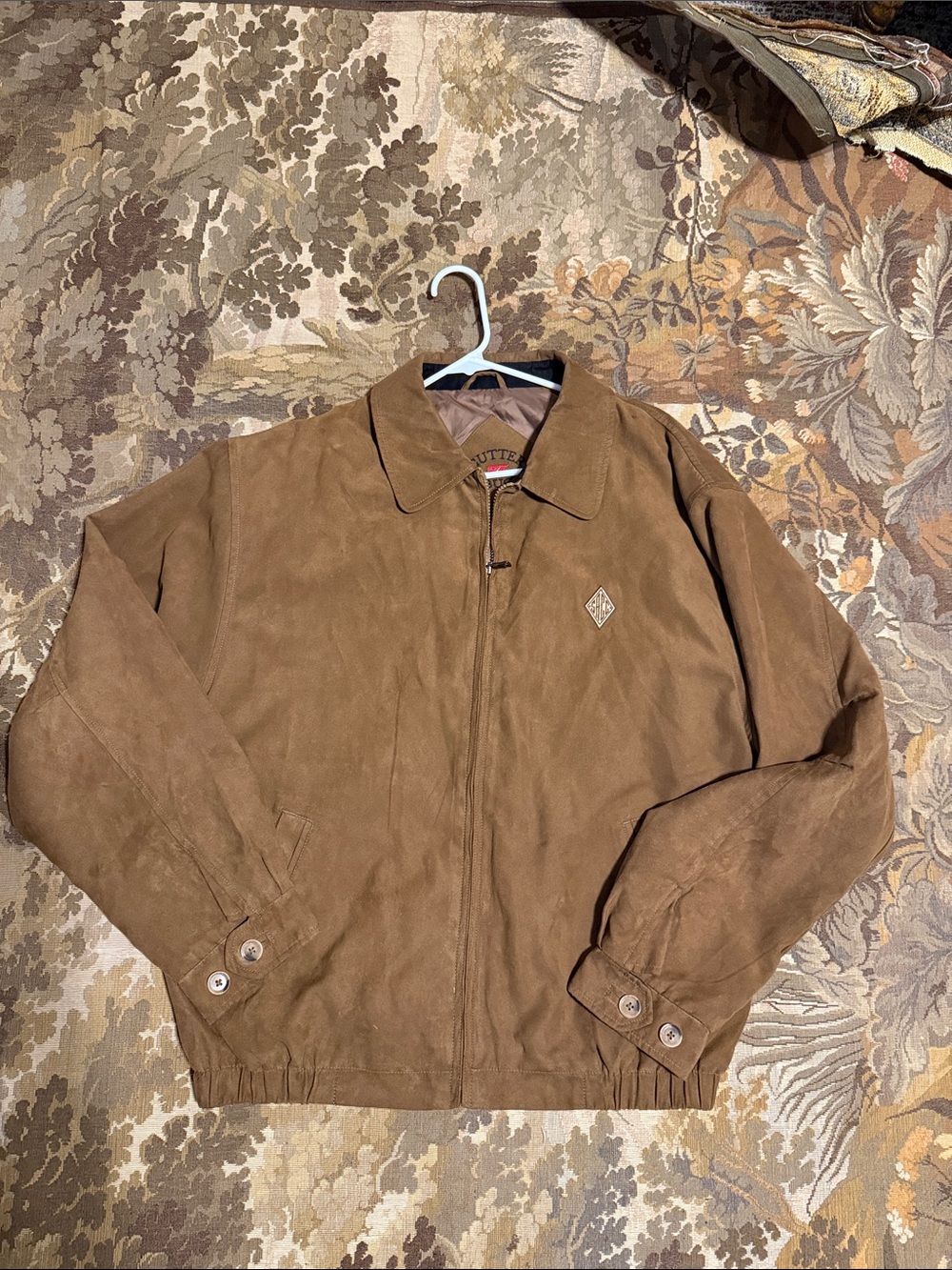 Men's Brown Zip-Front Jacket